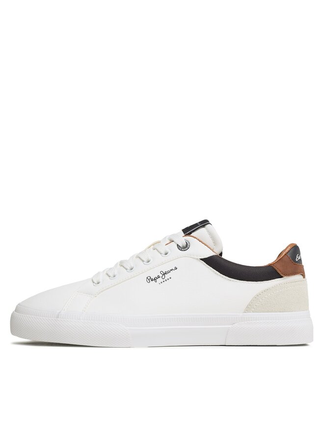 Pepe Jeans Sneakersy Pepe Jeans Kenton Court PMS30839 Biały