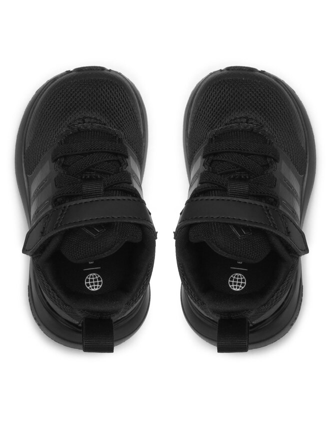 adidas Снікерcи adidas Fortarun 2.0 Cloudfoam Sport Running Elastic Lace Top Strap Shoes HP2502 Чорний