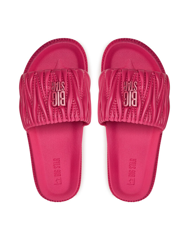Big Star Shoes Klapki Big Star Shoes NN274A749 Różowy