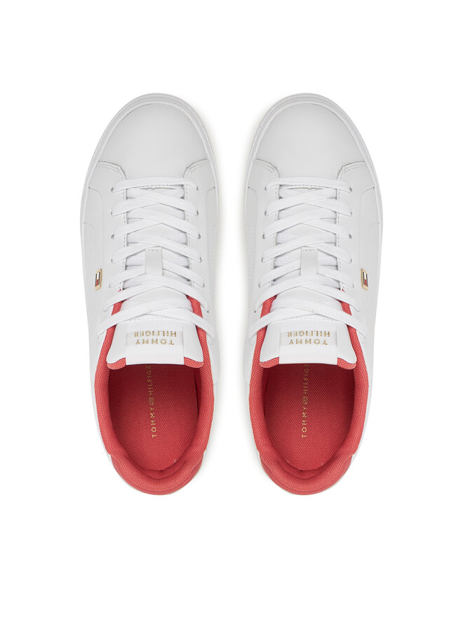 Tommy Hilfiger Snīkeri Tommy Hilfiger Sporty Sneaker FW0FW08899 Balts