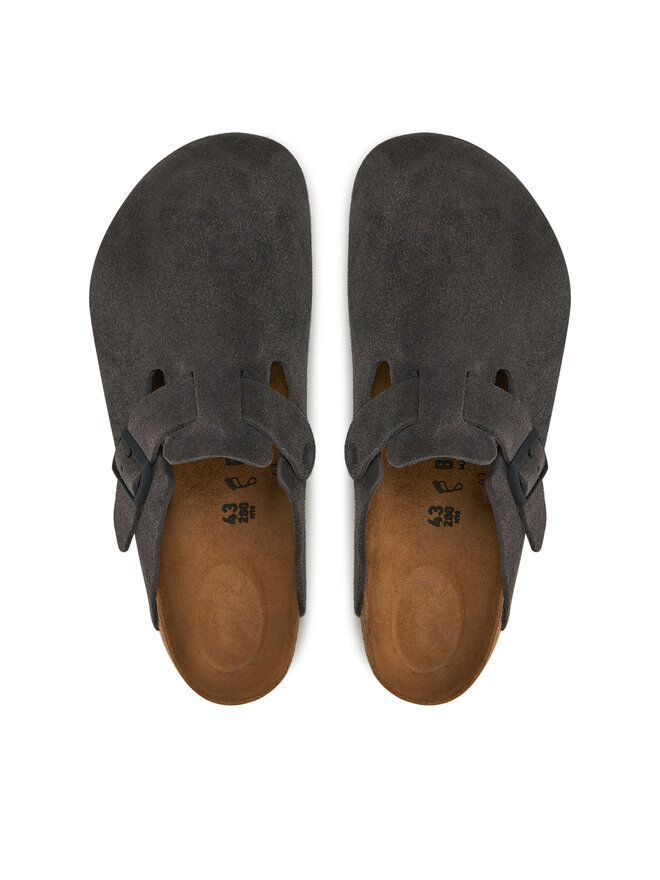 Birkenstock Ciabatte Birkenstock Boston zamsz 1028602 Grigio