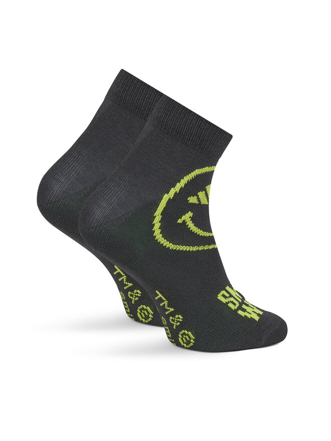 adidas Set de 3 perechi de șosete lungi pentru copii adidas Smiley World JG5804 Colorat