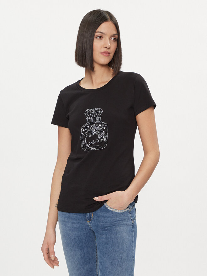 Liu Jo Liu Jo Camiseta WA4034 JS923 Negro Regular Fit