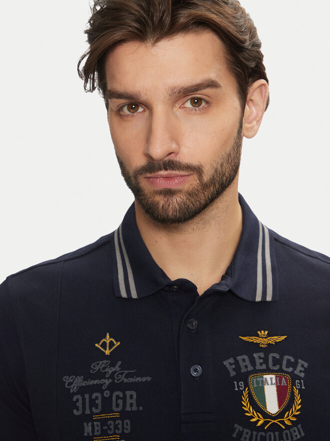 Aeronautica Militare Aeronautica Militare Pólóing 242PO1828P310 Sötétkék Regular Fit