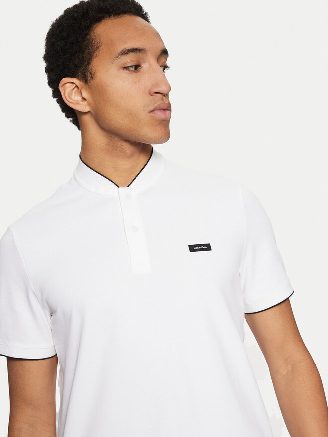 Calvin Klein Calvin Klein Pólóing K10K114139 Fehér Regular Fit