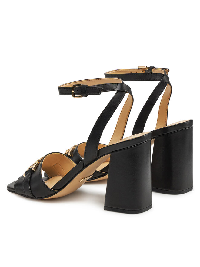 Guess Sandały Guess FLJGRT LEA03 Czarny