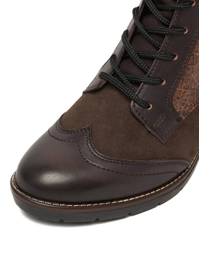 Remonte Schnürschuhe Remonte CEO-D2A77-25 Braun