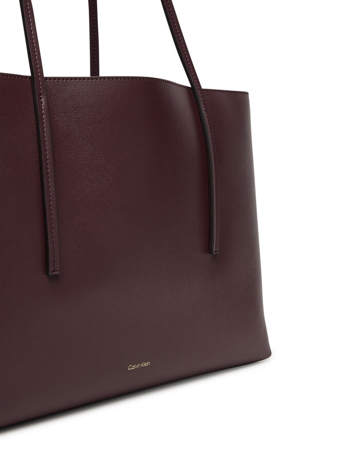 Calvin Klein Сумка Calvin Klein Foil Logo Tote W/Pouch LV04F3274G Бордовий