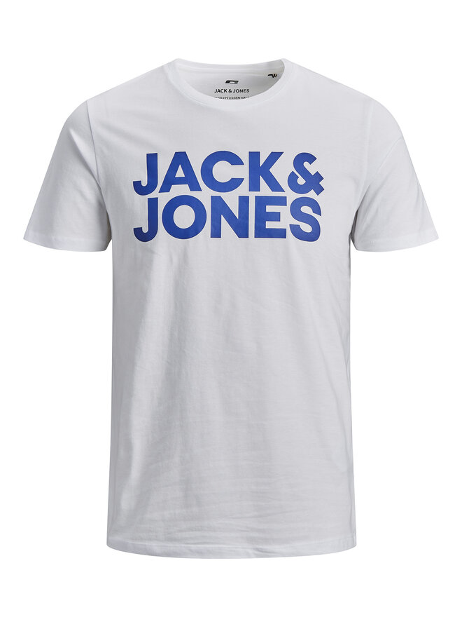 Jack&Jones Jack&Jones Set od 3 majice Corp Logo 12191762 Crna Slim Fit
