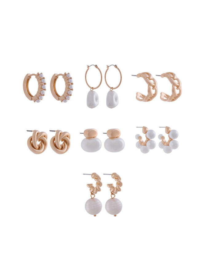 Aldo Комплект чифта обеци Aldo Sevenlooks 14088487 Златист