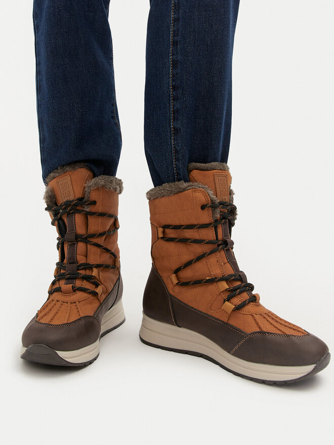 Big Star Shoes Μπότες Χιονιού Big Star Shoes OO274A122 Καφέ