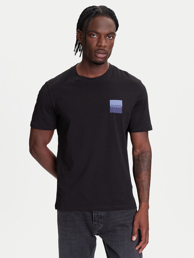 HUGO HUGO T-Shirt Dapusi 50544458 Μαύρο Regular Fit