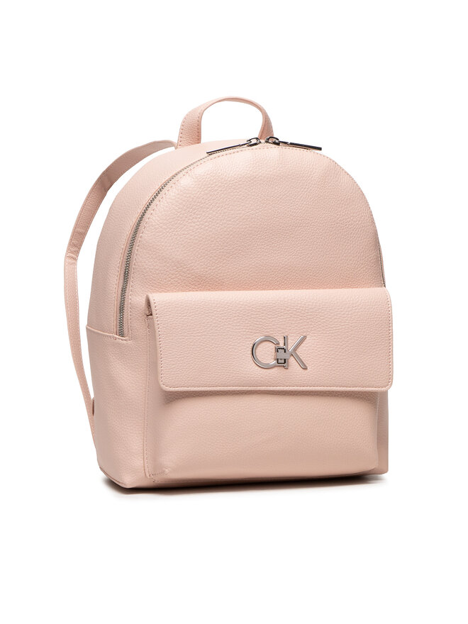 Mochila Calvin Klein Re Lock Backpack W Pocket Pbl K60K609428 Rosa zapatos.es