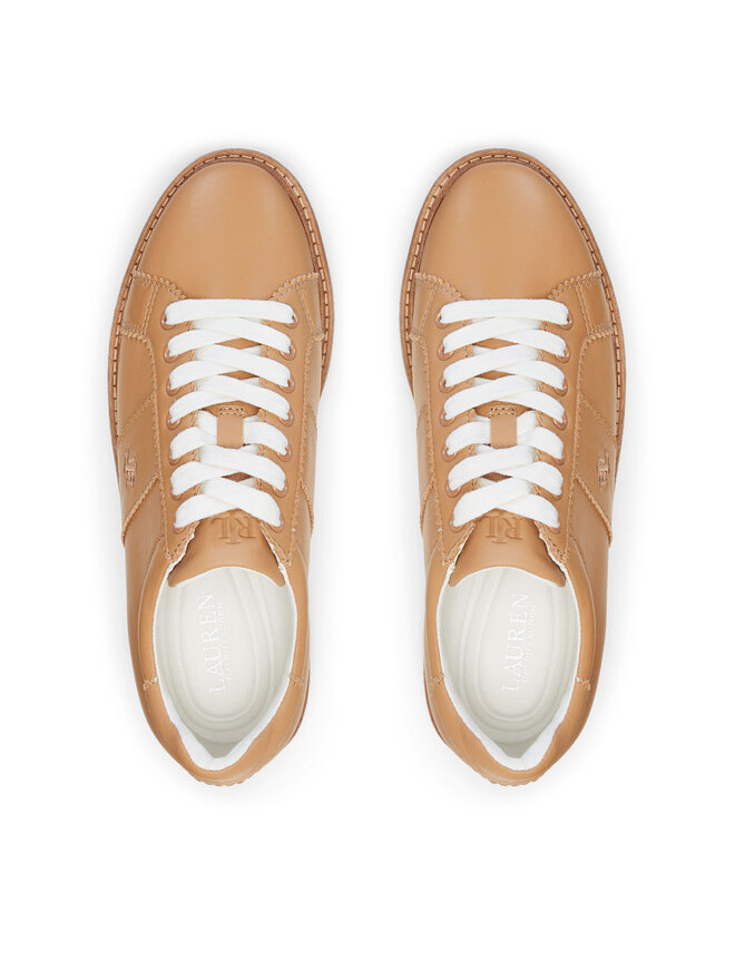 LAUREN RALPH LAUREN Sneakersy Lauren Ralph Lauren Amelia 802943023001 Hnědá