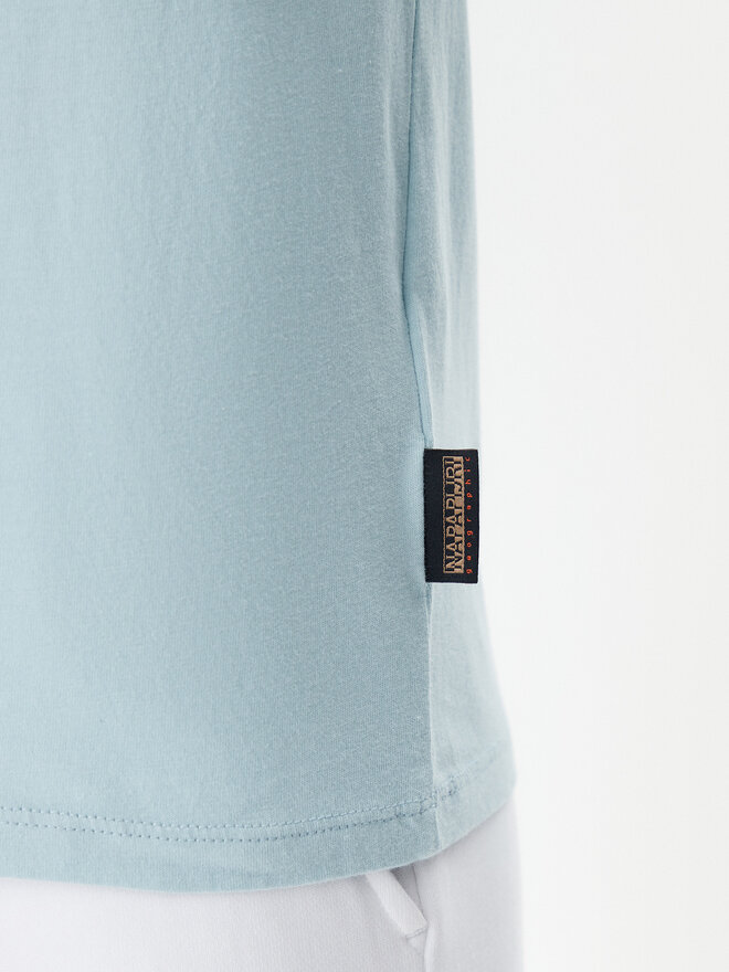Napapijri Napapijri Camiseta S-Nina NP0A4H87 Celeste Regular Fit