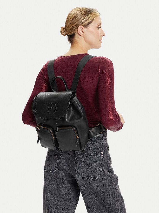 PINKO Рюкзак PINKO Carrie Backpack Al 25-26 PLTT 104351 A29Q Чорний