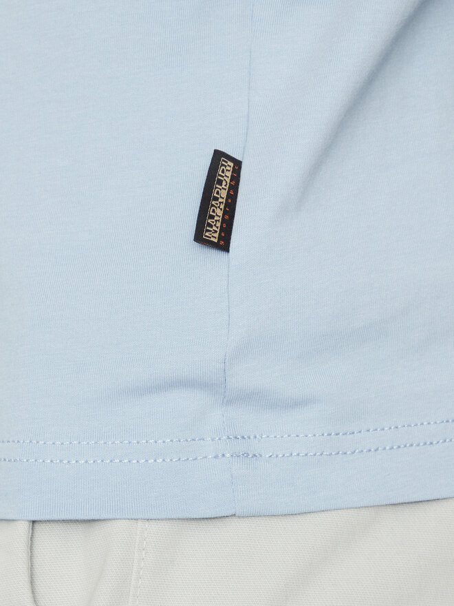 Napapijri Napapijri T-shirt S-Sovana NP0A4IE4 Svijetloplava Regular Fit
