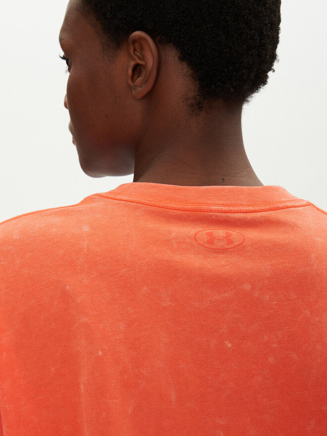 Under Armour Under Armour T-Shirt Rival Wash 1389724 Orange Loose Fit