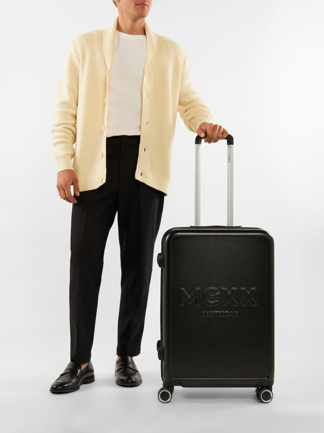 MEXX Walizka średnia MEXX MEXX-M-034-05 BLACK Czarny