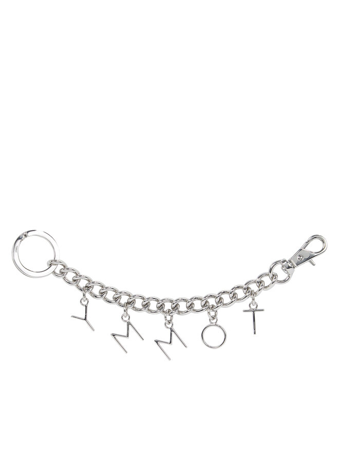 Tommy Jeans Puzdro na kľúče Tommy Jeans Tjw Bold Key Fob AW0AW15444 Strieborná