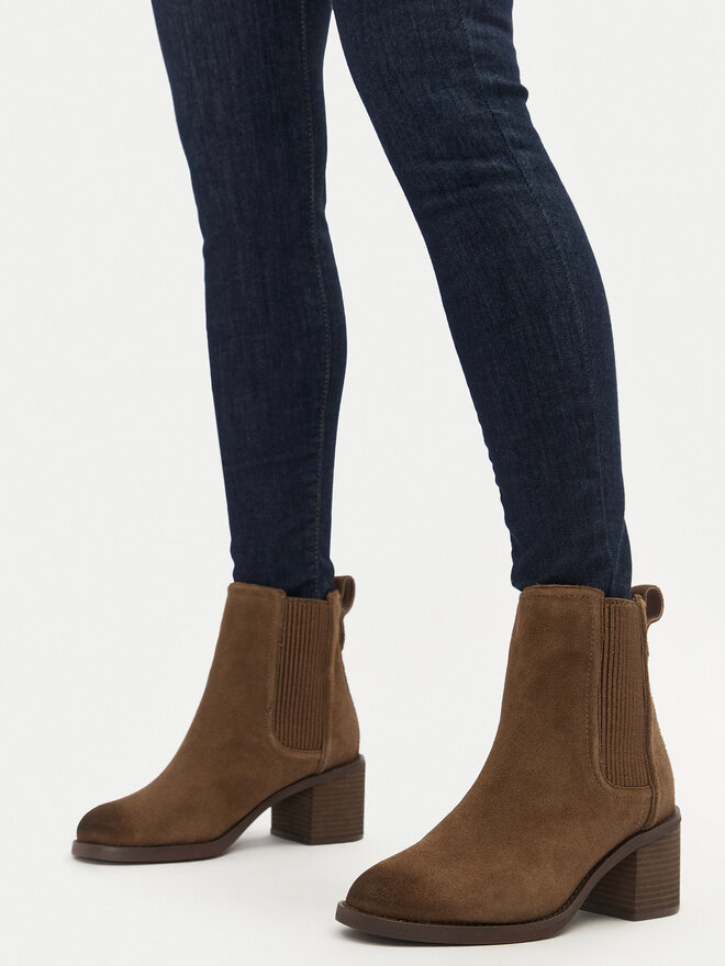 Clarks Ботильйони Clarks Chamberly Top 26178832 Коричневий