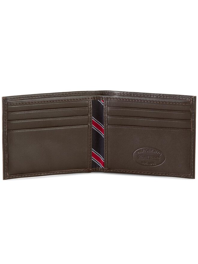 Tommy Hilfiger Голям мъжки портфейл Tommy Hilfiger Eton Mini Cc Wallet AM0AM00655 Кафяв