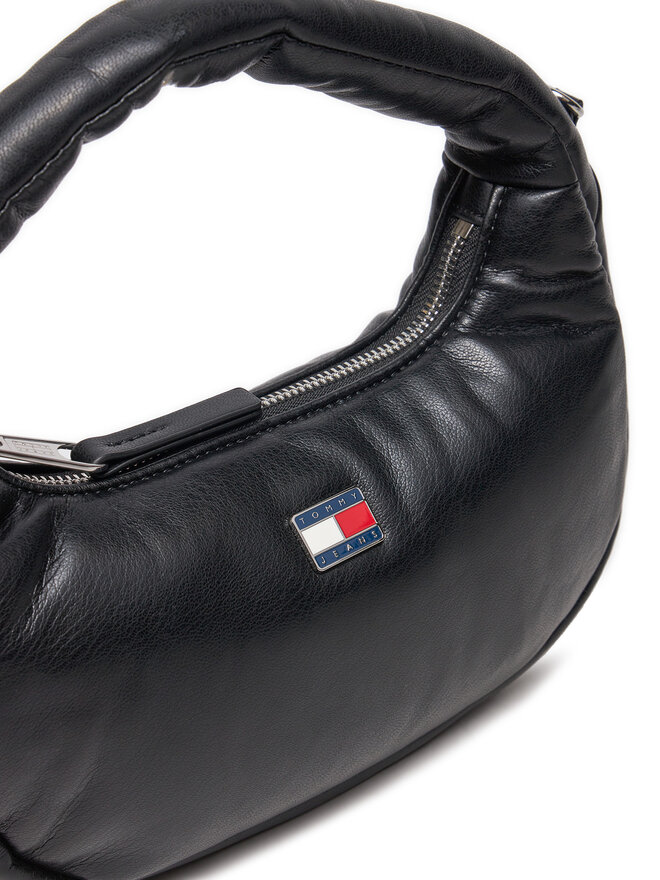 Tommy Jeans Ročna torba Tommy Jeans Tjw Pillow Mini Hobo AW0AW16976 Črna