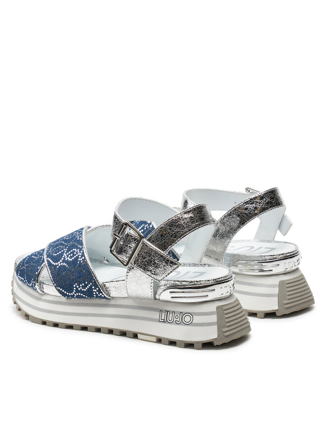 Liu Jo Sandali Liu Jo Maxi Wonder 11 BA4105 EX259 Blu scuro