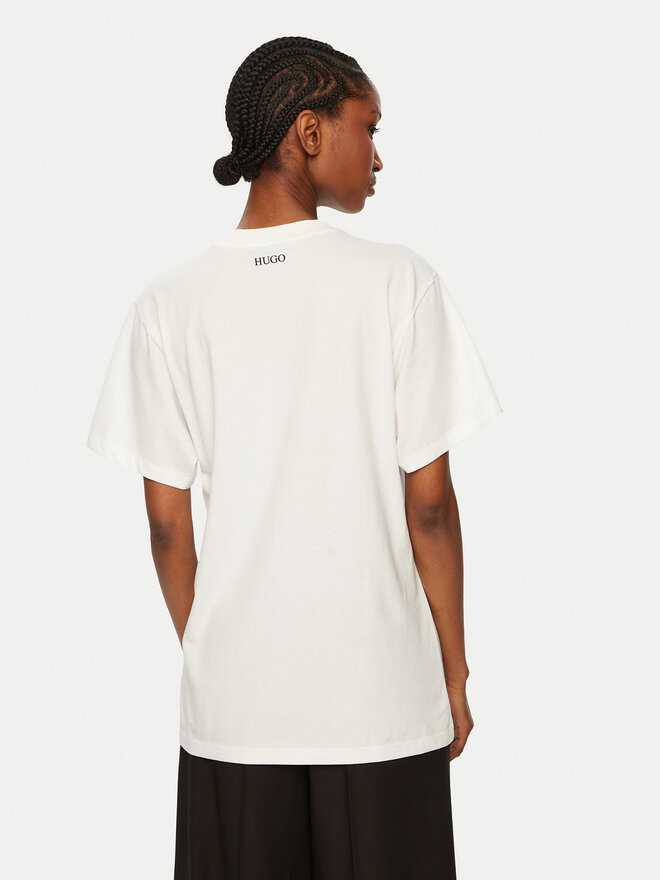 HUGO HUGO T-Shirt Vintage Tee 50533958 Weiß Relaxed Fit