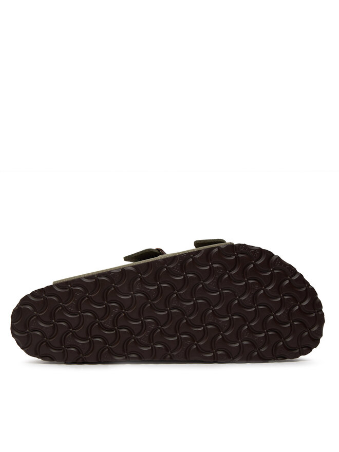 Birkenstock Pantoletten Birkenstock Arizona Birko-Flor nubuk 0151211 Grau