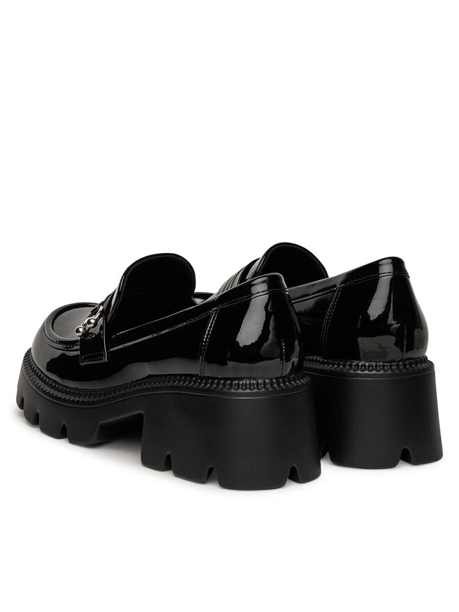 DeeZee Loafersy DeeZee HLD-2016-1 Czarny