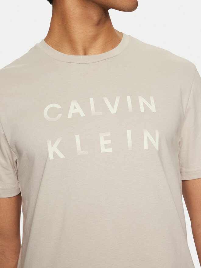 Calvin Klein Calvin Klein Camiseta K10K114156 Beis Regular Fit