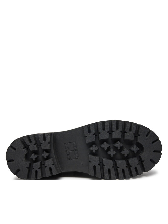 Tommy Jeans Klassische Stiefeletten Tommy Jeans Tjw Foxing Chelsea Suede EN0EN02631 Schwarz