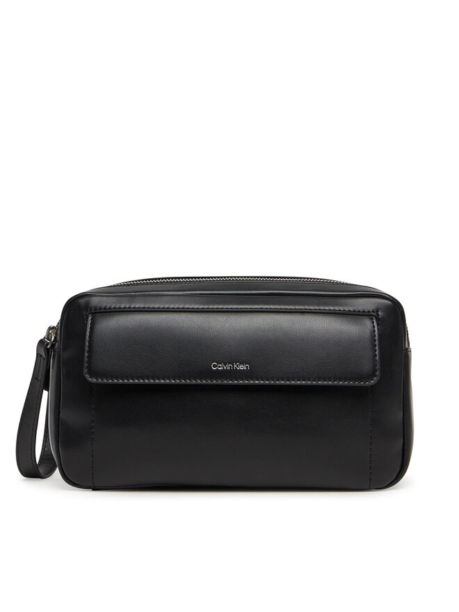Calvin Klein Kosmetyczka Calvin Klein Ck Sleek 2G Washbag K50K513039 Czarny