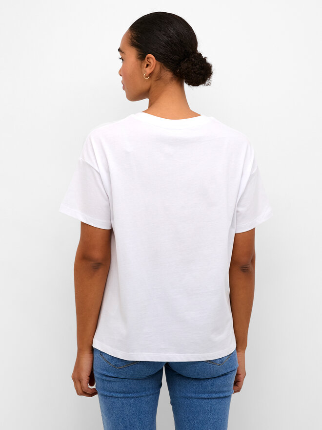 Kaffe Kaffe T-Shirt Firia 10508406 Λευκό Regular Fit