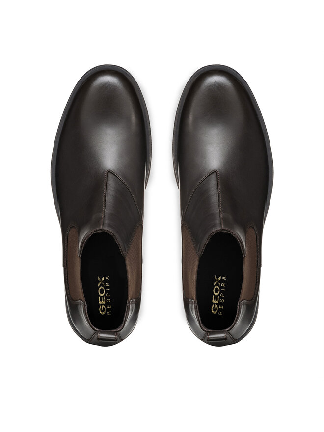 Geox Gležnjarji Chelsea Geox Uomo Claudio U2658A 00043 C6009 Rjava