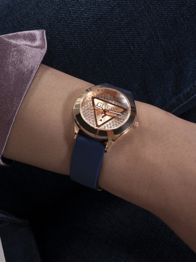Guess Zegarek Guess GW0745L4 Niebieski