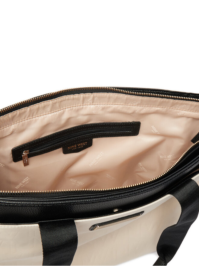 Nine West Handtasche Nine West CEO-Brielle-LA374-4705 Écru