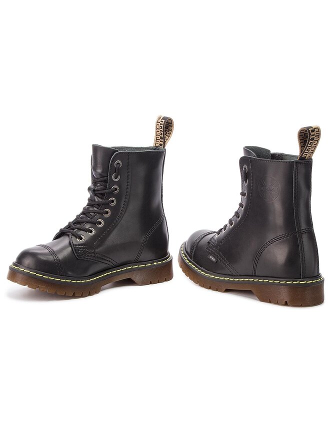 Steel Schnürstiefel Steel 113/AL/B Schwarz