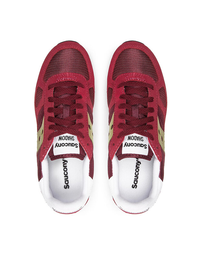 Saucony shadow original red burgundy top