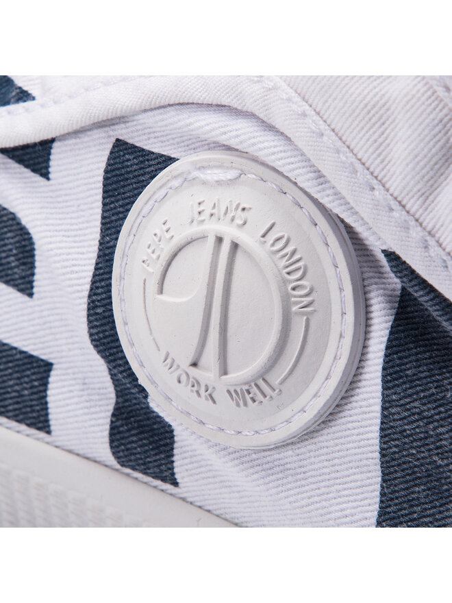Pepe Jeans Кеди Pepe Jeans Industry Logo PMS30538 Білий