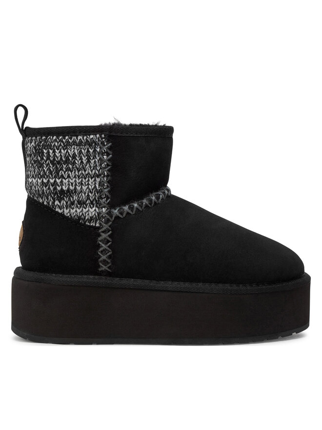 EMU Australia Śniegowce EMU Australia Stinger Knit Flatform W13143 Czarny