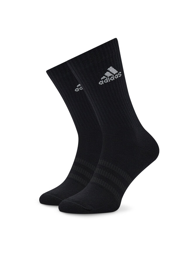 adidas Calzini lunghi unisex adidas Cushioned Crew Socks 3 Pairs IC1311 Grigio
