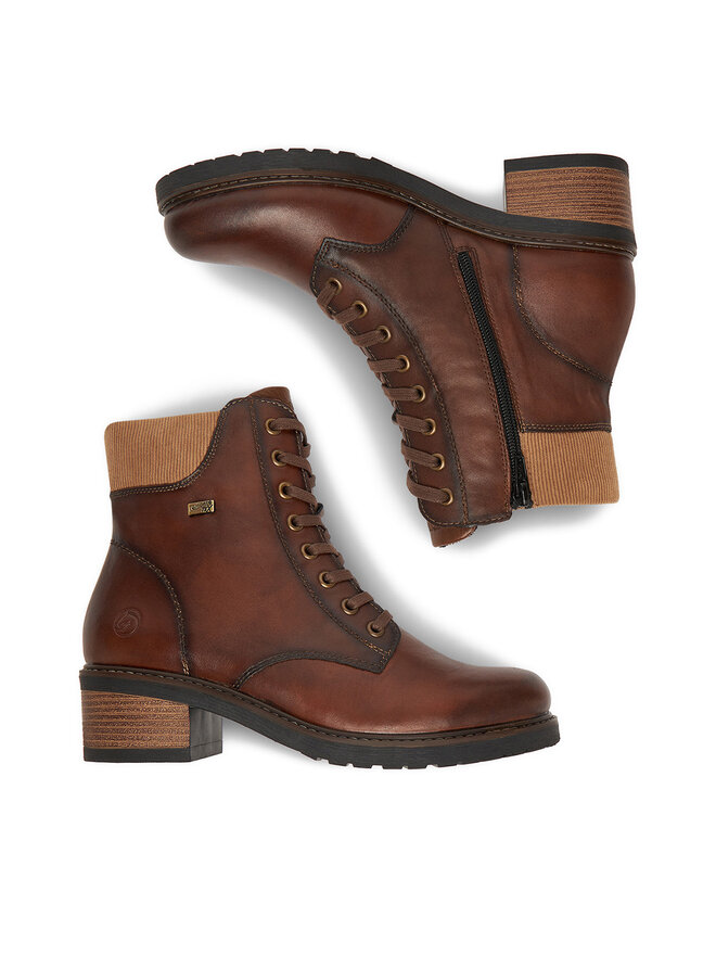 Remonte Schnürschuhe Remonte D1A70-24 Braun