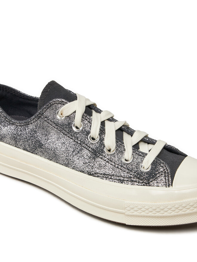 Converse Sneakers aus Stoff Converse Chuck 70 Suede Shimmer Ox A10379C Grau