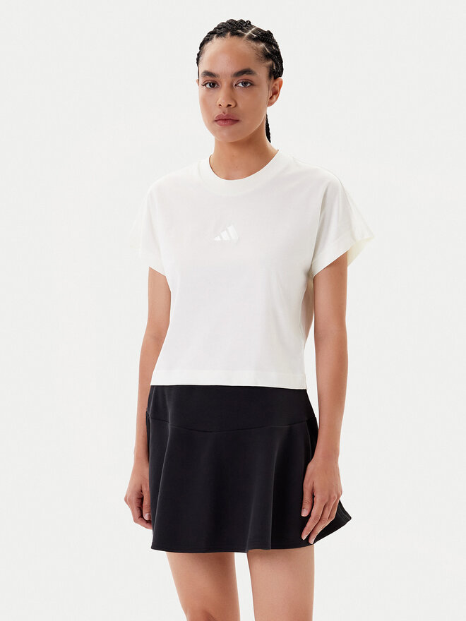 adidas adidas Marškinėliai ALL SZN JJ1243 Balta Regular Fit