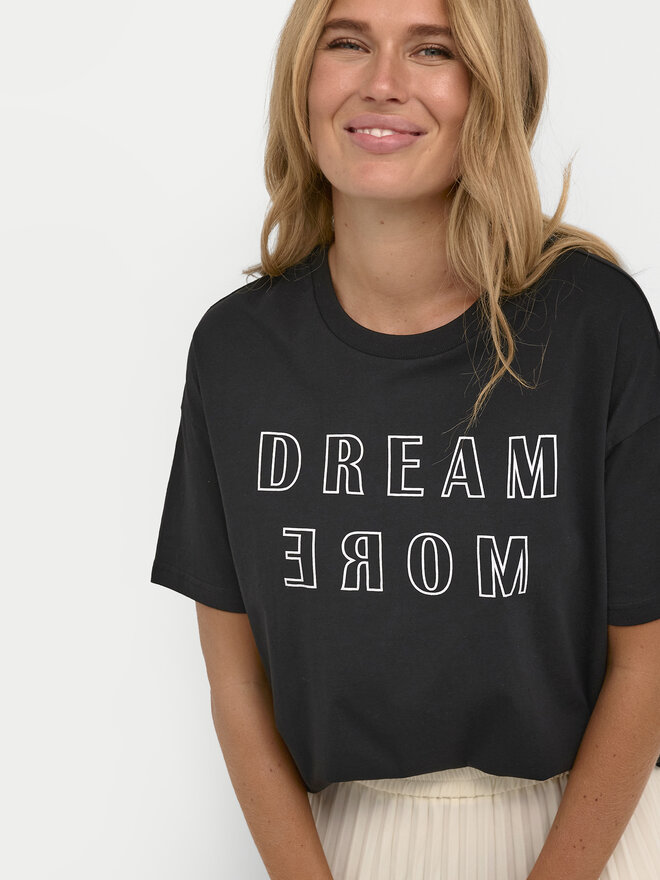 Kaffe Kaffe Camiseta Jenny 10508462 Negro Regular Fit