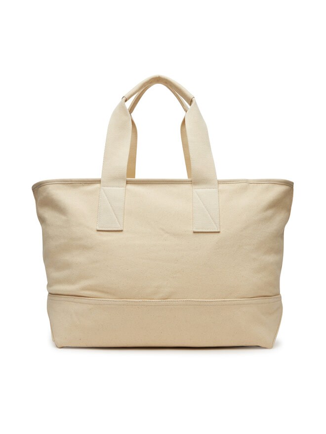 Calvin Klein Jeans Torebka Calvin Klein Jeans Pocket Canvas Zip Weekender LV04G3093G Écru