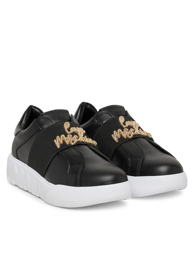 LOVE MOSCHINO Sneakersy LOVE MOSCHINO JA15064G1MIA400A Czarny