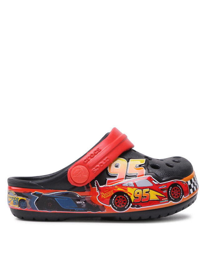 Crocs Šlepetės Crocs Fl Dosney & Pixar Cars Band Clog Kids 206472 Juoda